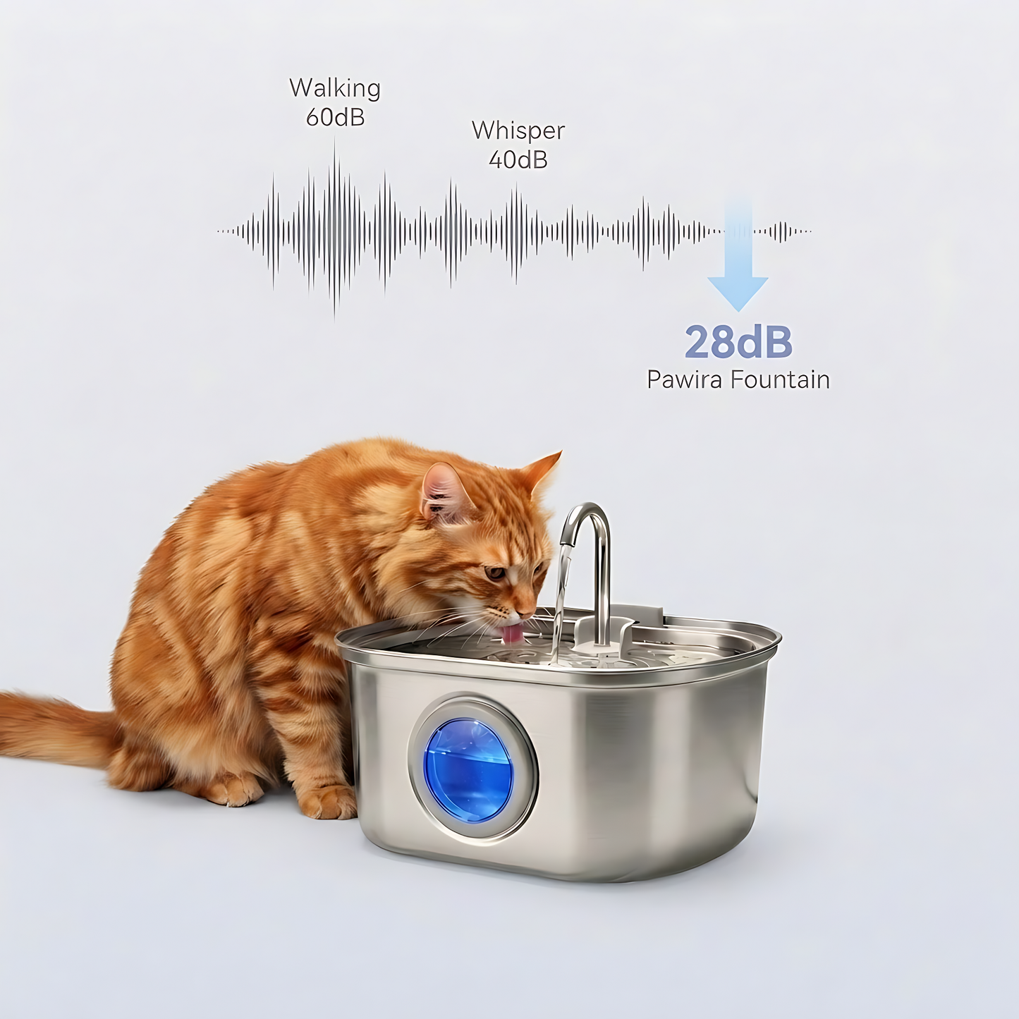 Pawira Stainless Steel Water Fountain